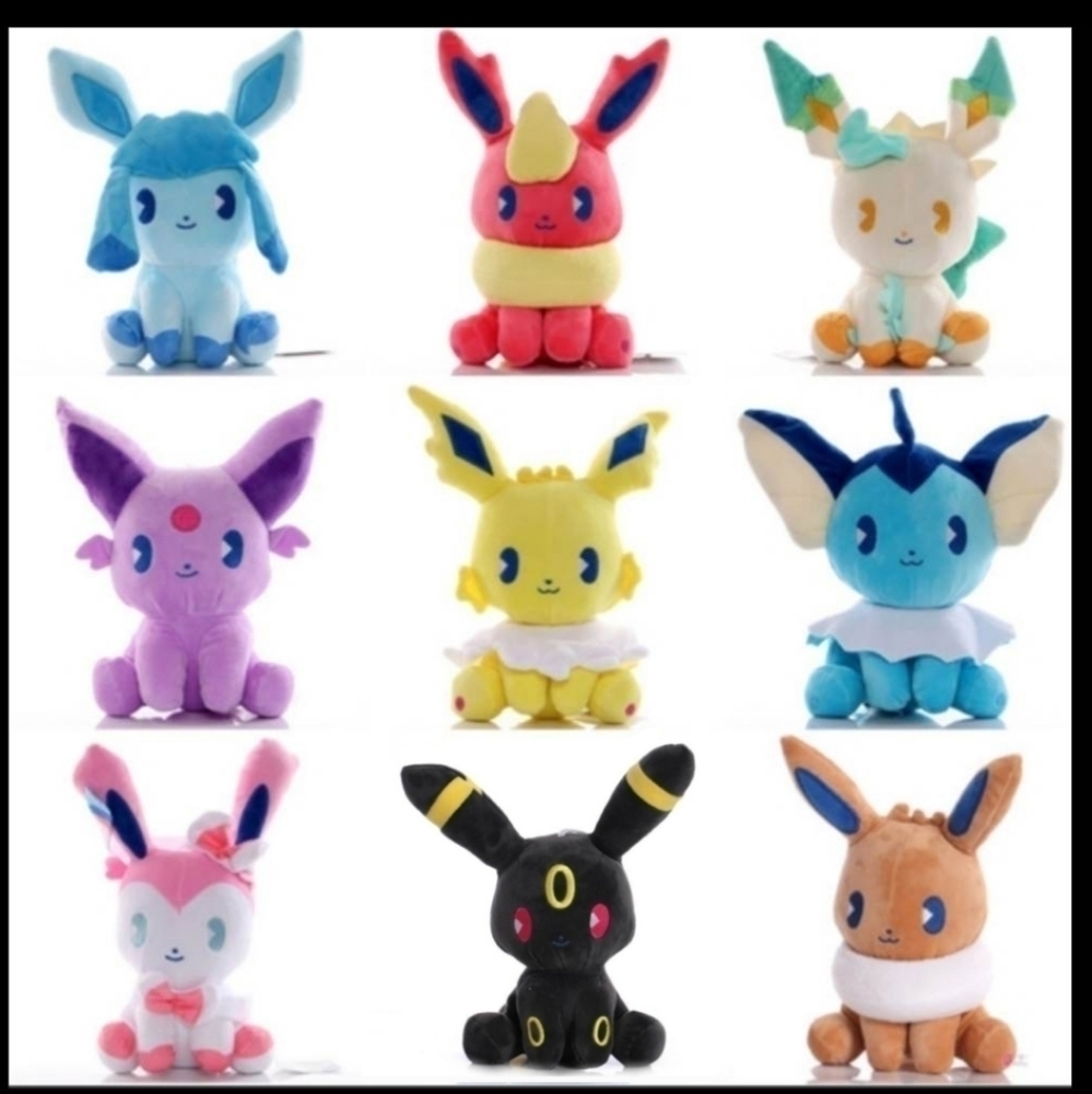 Pokemon eevelutions plushes